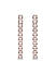 ToniQ Luxurious Rose Gold Plated American Diamond Jewelry Set For Women