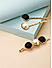 Toniq Gold You Shine Set Of 3 Stone Embellished Hair Clips/Pins For Women
