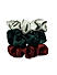 ToniQ Set of 3 Satin Multicolor Scrunchie for Women