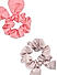 ToniQ Set of 2 Satin Multicolor Bow Scrunchie for Women