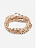 Toniq Stunning Gold Plated Floral Beads Fusion Look Alloy Bracelet Set of 10 For Women