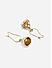 White Pearls Gold Plated Small Jhumka Earring