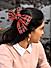 Toniq Red Holiday Plaid Barette Hair Clips For Women