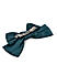 Toniq Bianca Green Satin Barette Bow Hair Clip For Women