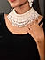 White Seed Beaded Pearl Choker Necklace