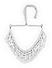 White Seed Beaded Pearl Choker Necklace