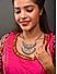 Ghungroo Silver Plated Oxidised Layered Necklace