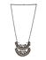 Ghungroo Silver Plated Oxidised Layered Necklace