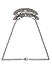 Ghungroo Silver Plated Oxidised Layered Necklace