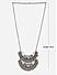 Ghungroo Silver Plated Oxidised Layered Necklace