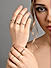 Toniq Set Of 9 Gold Trendy Ring Set For Women