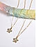 Set Of 2 Multicolor Pastel Gold Plated Kids Charm Necklace