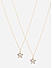 Set Of 2 Multicolor Pastel Gold Plated Kids Charm Necklace