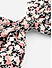 Multicolor Floral Printed Bow French Barrette