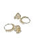 Fida Ethnic Gold Plated Pearl Hoop with Hanging jumki Earrings For Women