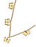 Toniq Gold Plated Butterflies charms Choker Necklace For Women