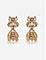 Fida Gold Plated Dancing Goddess Temple Jhumka Earring For Women