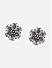 Fida Oxidised Floral Stud Earrings for Women