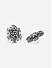 Fida Oxidised Floral Stud Earrings for Women