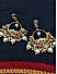 FIDA ETHNIC Gold-Toned & Red Circular Chandbalis for women