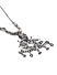 Ghungroo Silver Plated Oxidised Peacock Jewellery Set