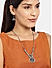 Women Silver-Toned Contemporary Necklace and Earring Set