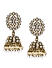 Kundan Beads Gold Plated Floral Jhumka Earring