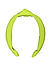 Neon Green Knot Hair Band