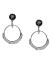 Ghungroo Silver Plated Oxidised Drop Earring