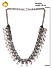 Women Silver-Toned Oxidised Leaft Necklace