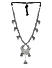 Oxidized Silver-Toned Tribal Necklace