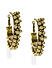 Gold Ghungroo Hoops Earring