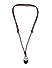 Men Brown Leather Necklace