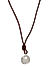 Men Brown and Silver-Toned Necklace