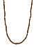 Men Brown Beaded Necklace