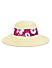 Stylish Maroon Printed Scarf Summer Beach Hats For Women