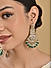 Fida Green Wedding Floral Pearl & Beads Women Dangler Earrings