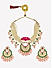 Fida Meenakari Pearl Lotus Bridal Jewellery Set Women