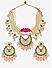 Fida Meenakari Pearl Lotus Bridal Jewellery Set Women