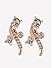 Fida Elegant Rose Gold CZ Floral Party Jewellery Set Women