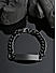 The Bro Code Black Single Chain Bracelet For Men