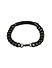 The Bro Code Black Single Chain Bracelet For Men