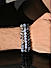 The Bro Code Multi Set of 3 Beaded Chain Bracelet For Men