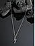 The Bro Code Silver & Black Flash Charm Neckalce chains For Women