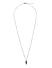 The Bro Code Silver & Black Flash Charm Neckalce chains For Women