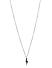 The Bro Code Silver & Black Flash Charm Neckalce chains For Women