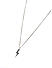 The Bro Code Silver & Black Flash Charm Neckalce chains For Women