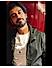 Saurabh Sachdeva In The Bro Code Silver & Dark Green Charm Neckalce Chains For Men