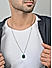 Saurabh Sachdeva In The Bro Code Silver & Dark Green Charm Neckalce Chains For Men