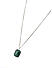 Saurabh Sachdeva In The Bro Code Silver & Dark Green Charm Neckalce Chains For Men